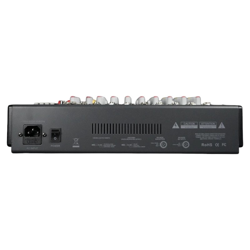 MESA DE SOM 8 CANAIS USB RV802 PS802 J&F