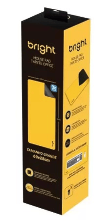 Mouse pad tapete office amarelo AC585 - BRIGHT