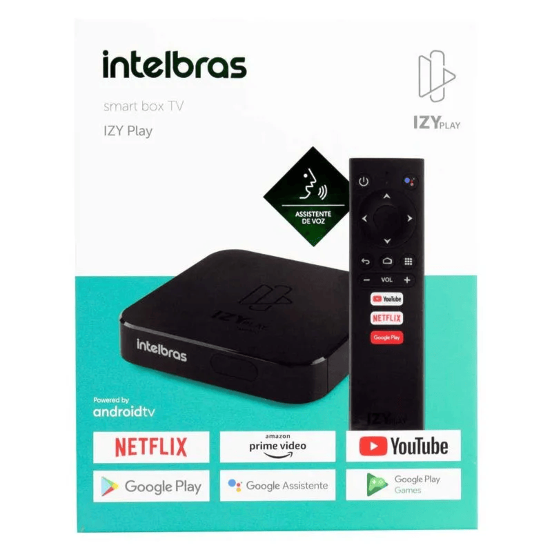 SMART BOX ANDROID TV IZY PLAY STICK - INTELBRAS