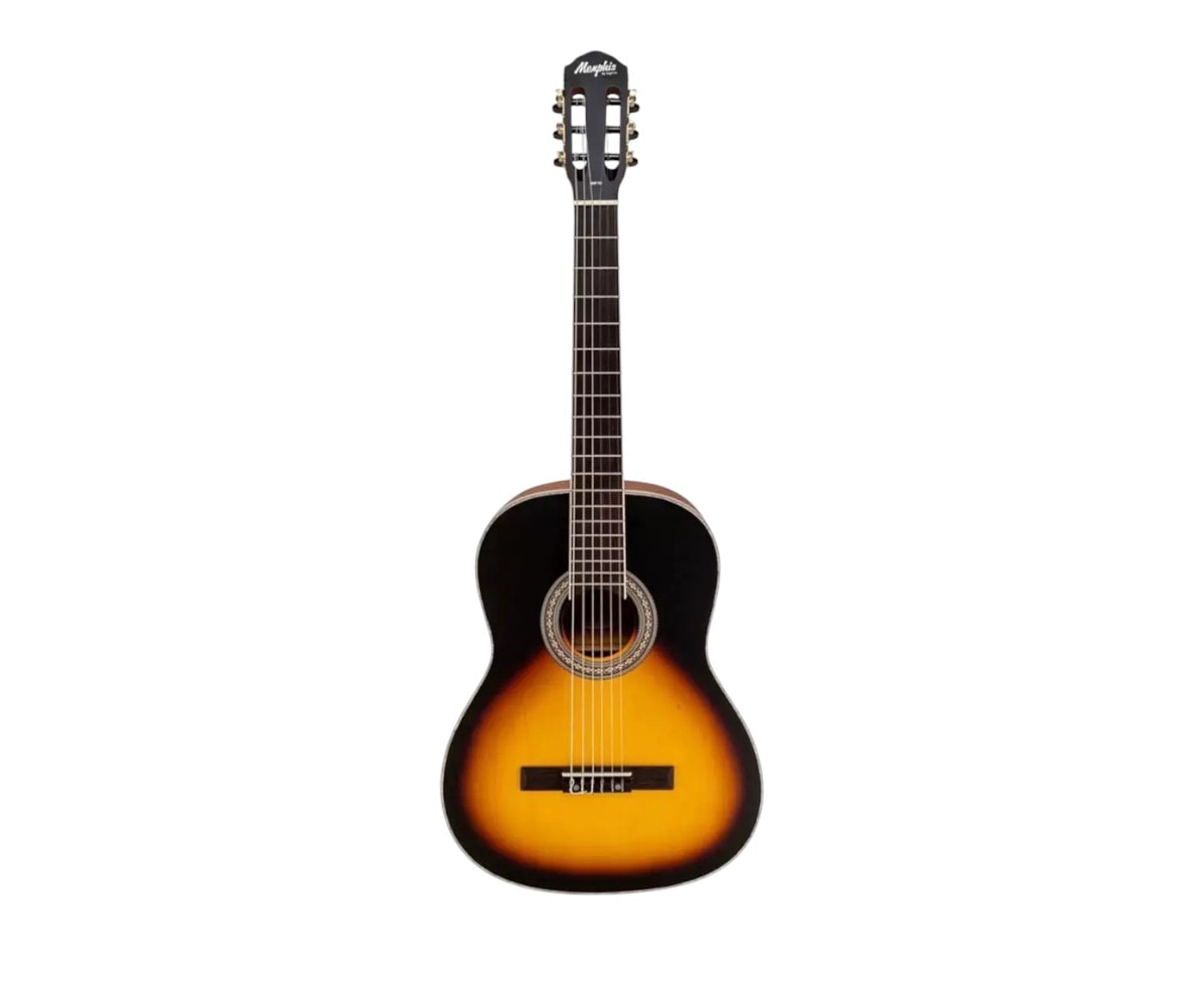 VIOLAO ACUSTICO NYLON SUNBURST 39 - SB J&F